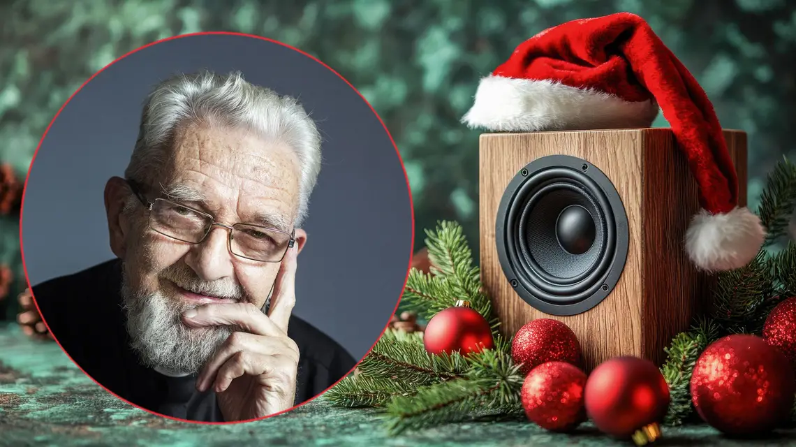 Fotografia ks. Adama Bonieckiego: Grażyna Makara // tło: Adobe Stock