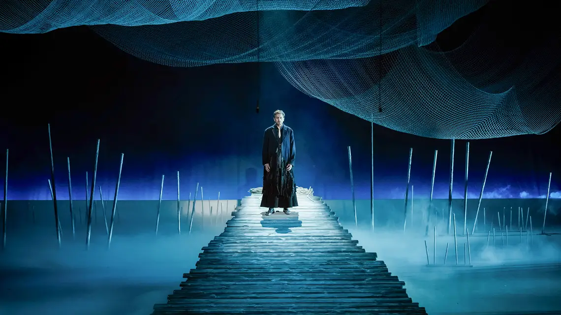 Scena ze spektaklu "Wòlô bòskô", reż. Jarosław Kilian, 2024 r. // Fot. Krzysztof Bieliński / Teatr Wielki / Materiały prasowe 