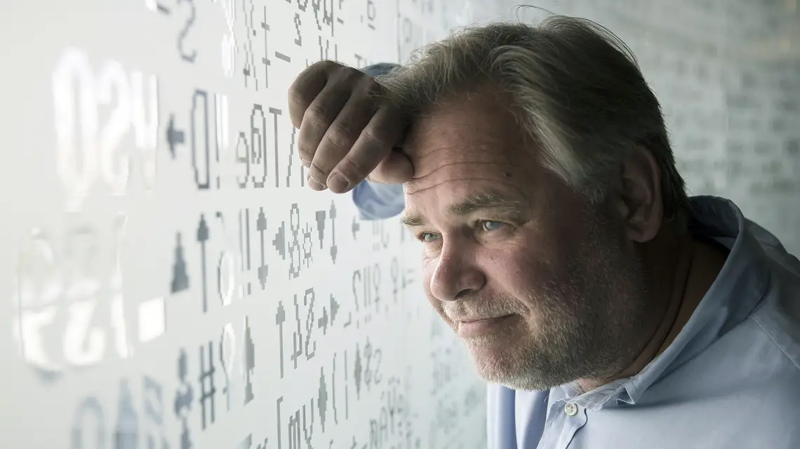 Jewgienij Kaspersky, założyciel Kaspersky Lab w siedzibie swojej firmy w Moskwie. Rosja, 1 lipca 2017 r. // Fot. Pavel Golovkin / AP / East News
