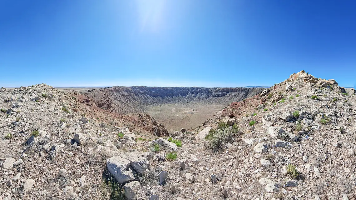 Krater meteorytowy Barringera, Arizona // Fot. Anna Łosiak