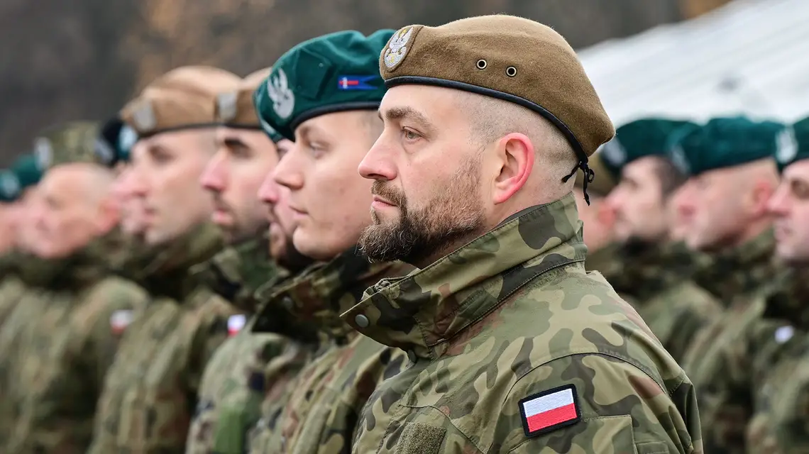 Promocja oficerska żołnierzy rezerwy i terytorialnej slużby wojskowej. Warszawa, 1 grudnia 2024 r. // Łukasz Wójcik // Reporter