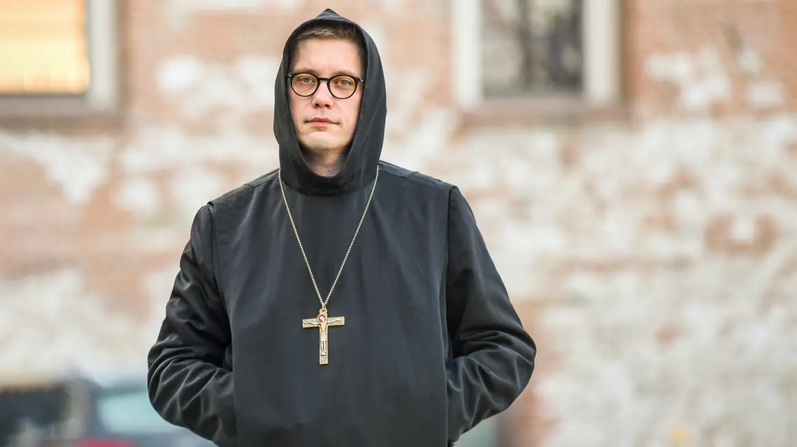 Szymon Hiżycki OSB, były opat Benedyktynów. Tyniec, grudzień 2019 r. // fot. Jacek Taran