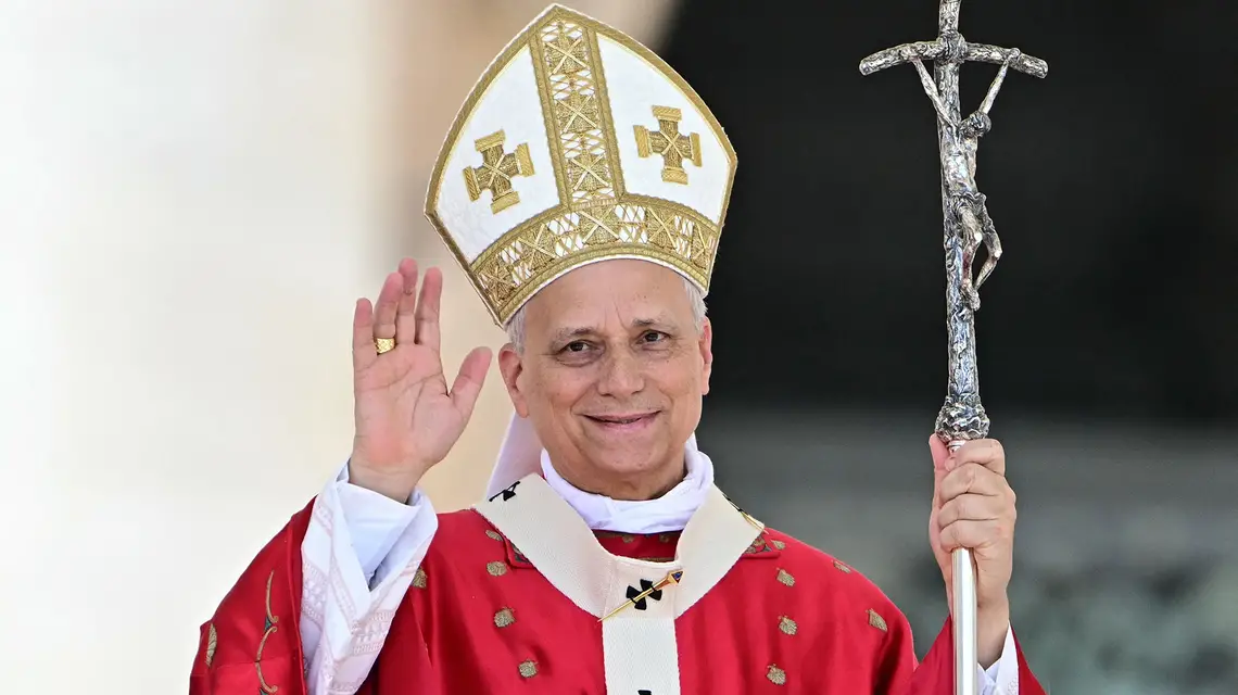 Papież Leon XIV. Watykan 8 czerwca, 2025 r. // Fot. Tiziana Fabi / AFP / East News