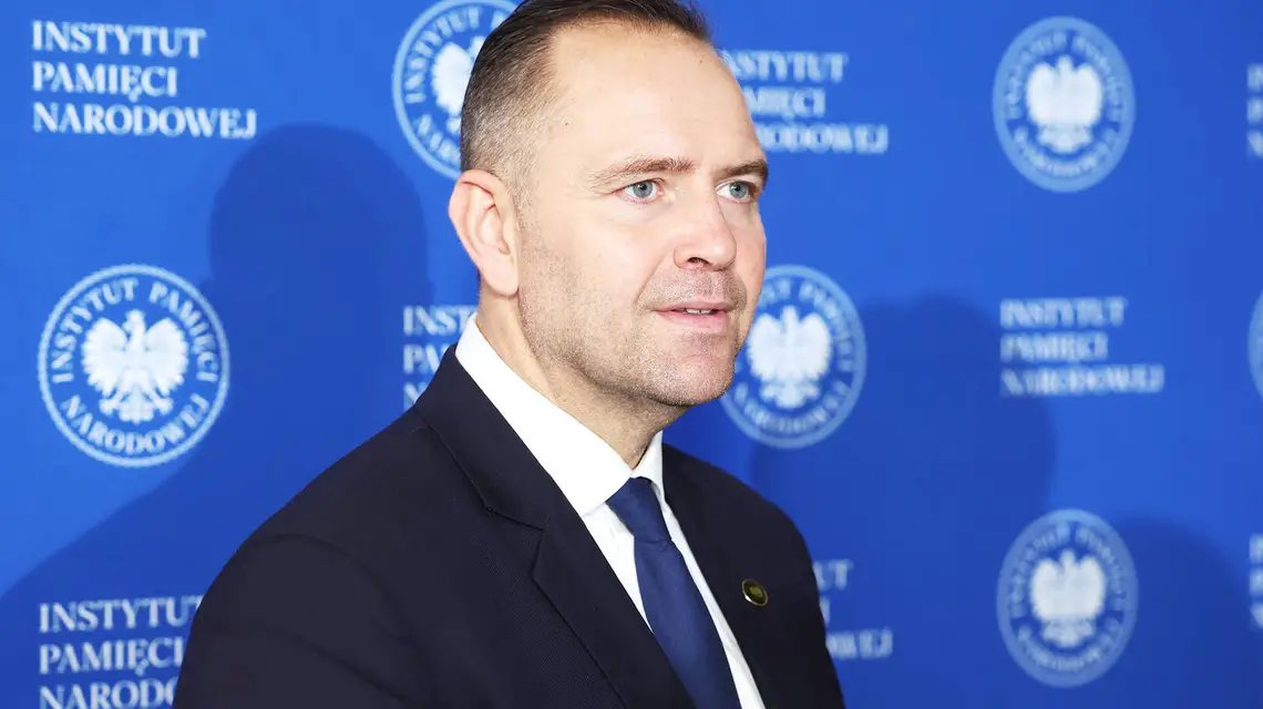 Karol Nawrocki, jeszcze jako prezes IPN. Warszawa, 6 czerwca 2024 r. // Fot. Jacek Domiński / Reporter
