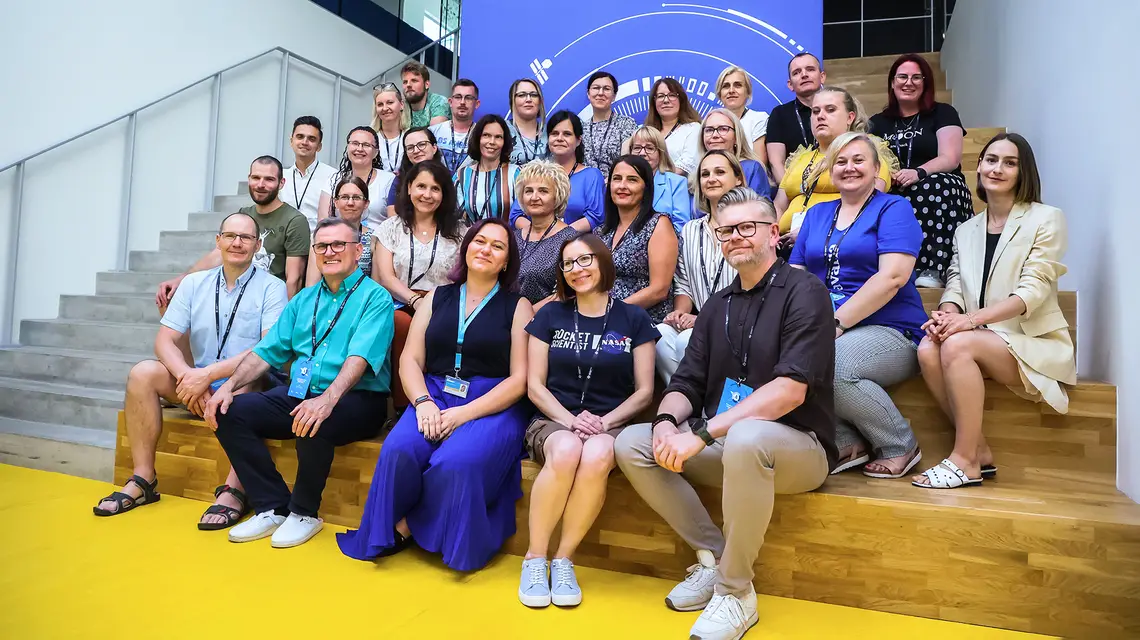 Spotkanie Ambasadorów Edukacji Kosmicznej ESERO-Polska w Centrum Nauki Kopernik w 2024 roku. // Fot. Adam Burakowski / Materiały CN Kopernik