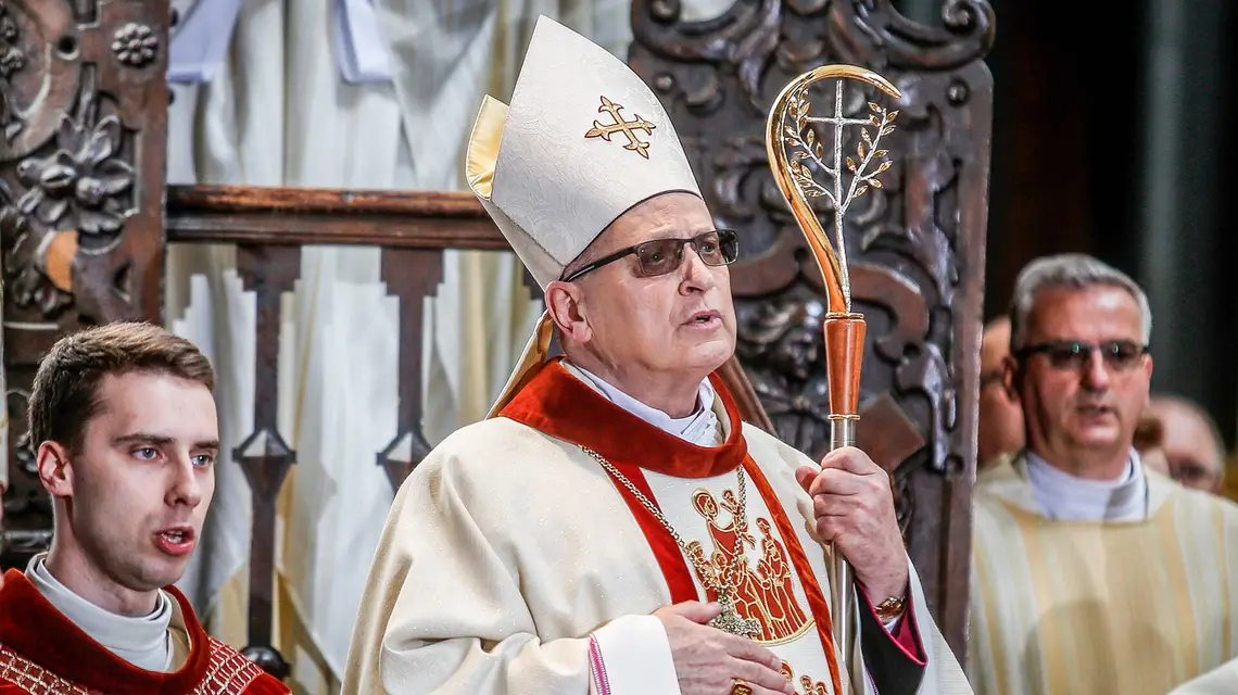 Biskup Wiesław Mering. Gdańsk, 22 kwietnia 2018 r. // Fot. Karolina Misztal / Reporter