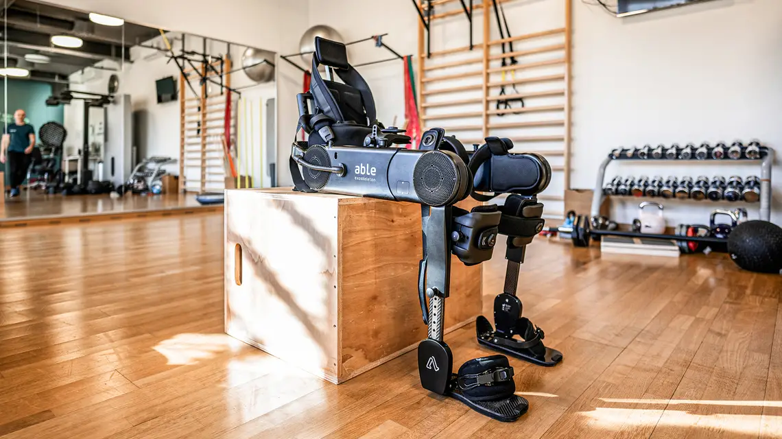 Egzoszkielet rehabilitacyjny z generacji "Able Human Motion" // materiały prasowe Ergo Hestia