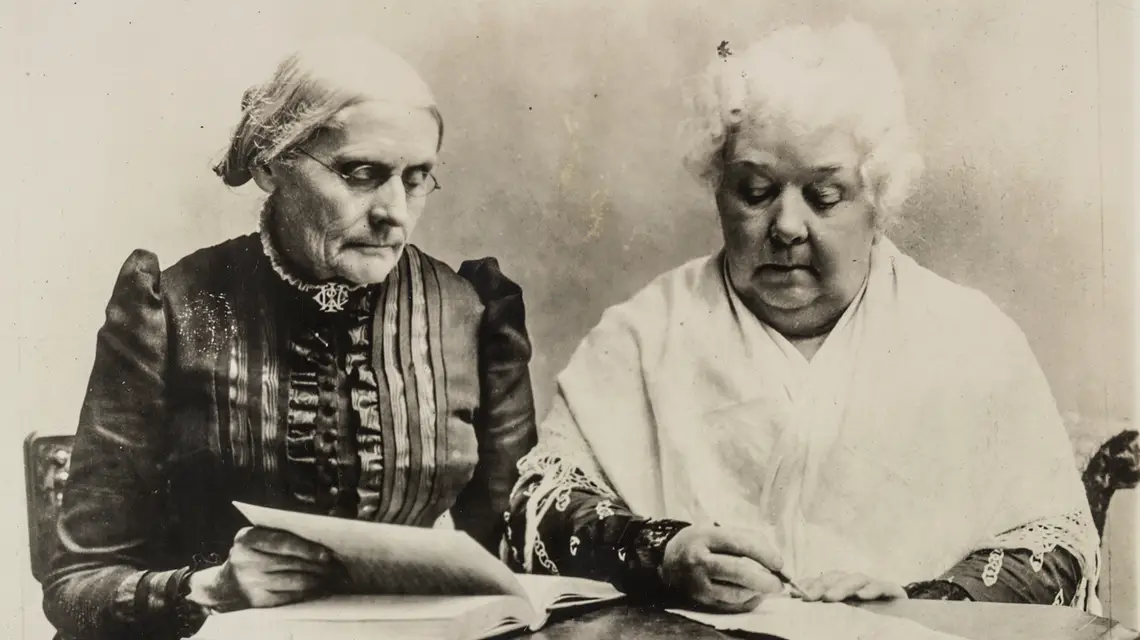 Elizabeth Cady Stanton (po prawej) i Susan Brownell Anthony // Library of Congress