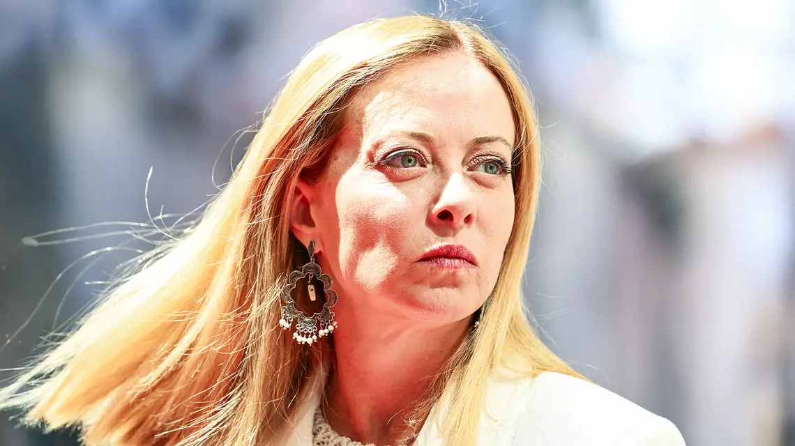 Georgia Meloni. Rzym, 15 lipca 2025 r. // Fot. Domenico Cippitelli / NurPhoto / AFP / East News