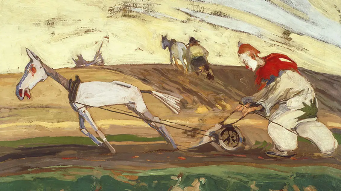 Witold Wojtkiewicz, „Orka” (fragment), 1905 r., Muzeum Narodowe w Warszawie // materiały prasowe 