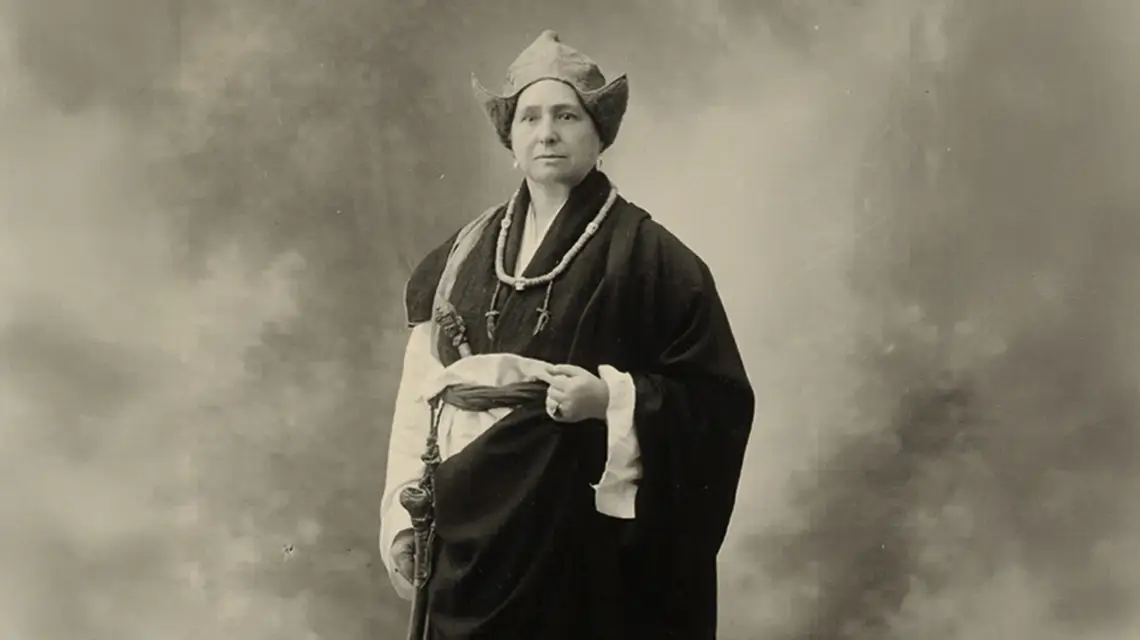 Alexandra David-Néel, 1933 r. // Fot. Elisabeth Meyers / Preus museum