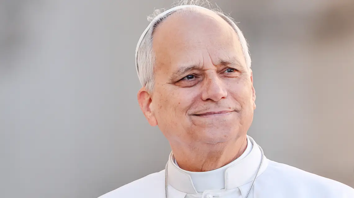 Papież Leon XIV. Watykan, 19 litopada 2025r . // Fot. Grzegorz Gałązka / East News 