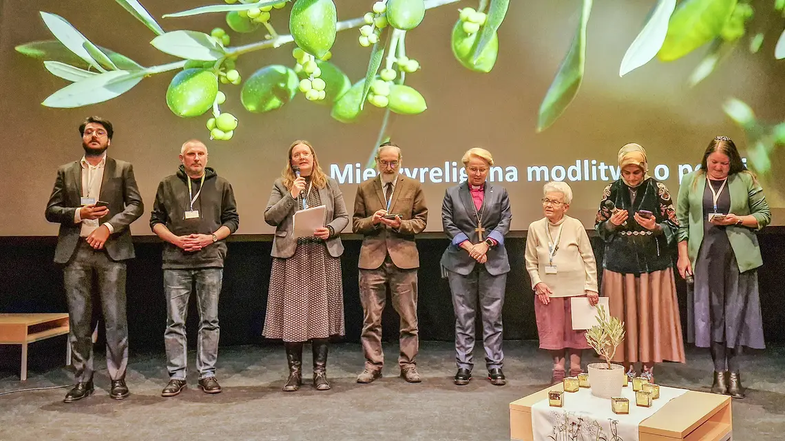 Międzyreligijna modlitwa o pokój na zakończenie forum Kongresu Katoliczek i Katolików, Łódź, 23 listopada 2025 r. // Fot. Maciej Biskup OP / materiały prasowe