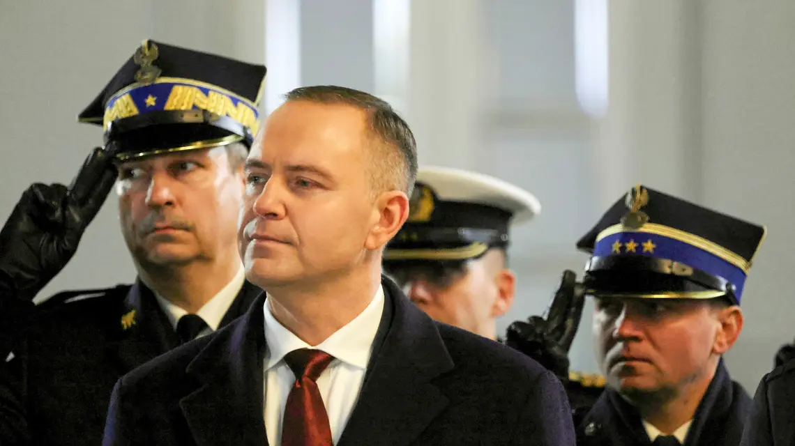 Prezydent Karol Nawrocki podczas Dnia Podchorążego. Warszawa, 29 listopada 2025 r. // Fot. Robert Kowalewski / Agencja Wyborcza.pl