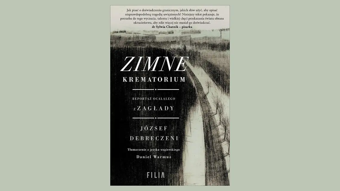 József Debreczeni, „Zimne krematorium”, przeł. D. Warmuz, FILIA, Poznań 2025 // materiały prasowe