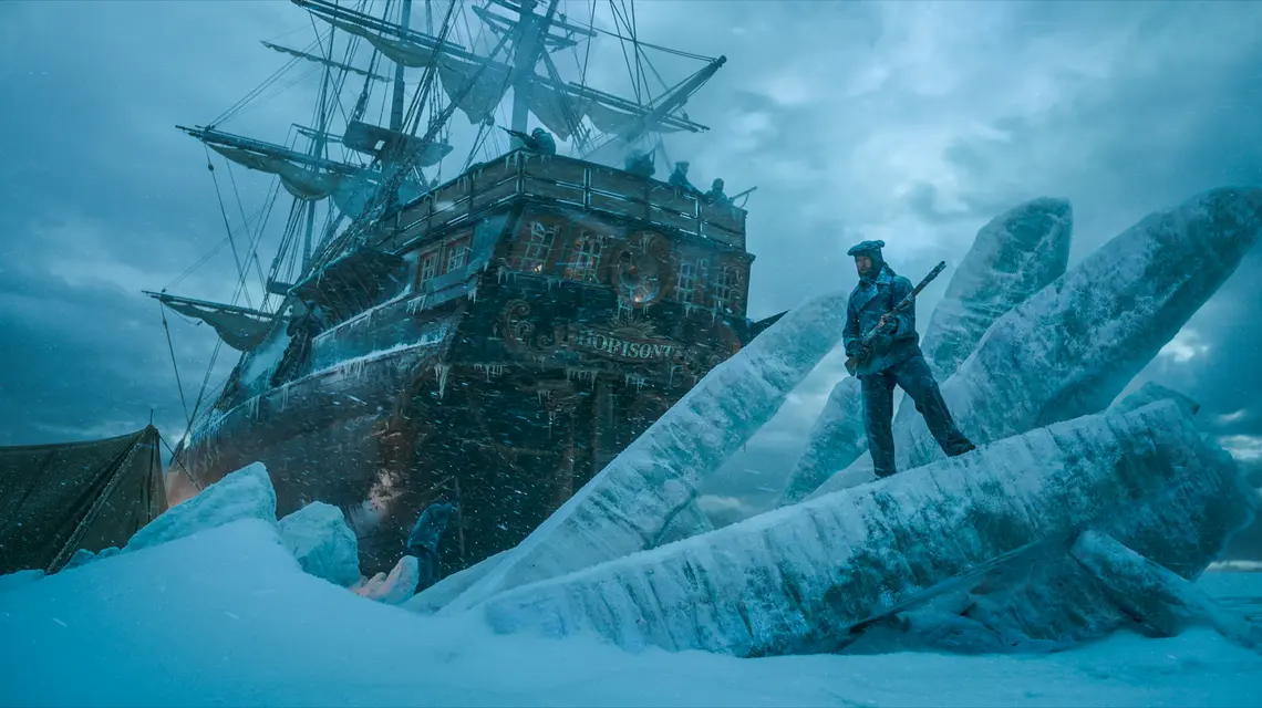 Kadr z filmu „Frankenstein”, reż. Guillermo del Toro, 2025 r., Netflix // materiały prasowe