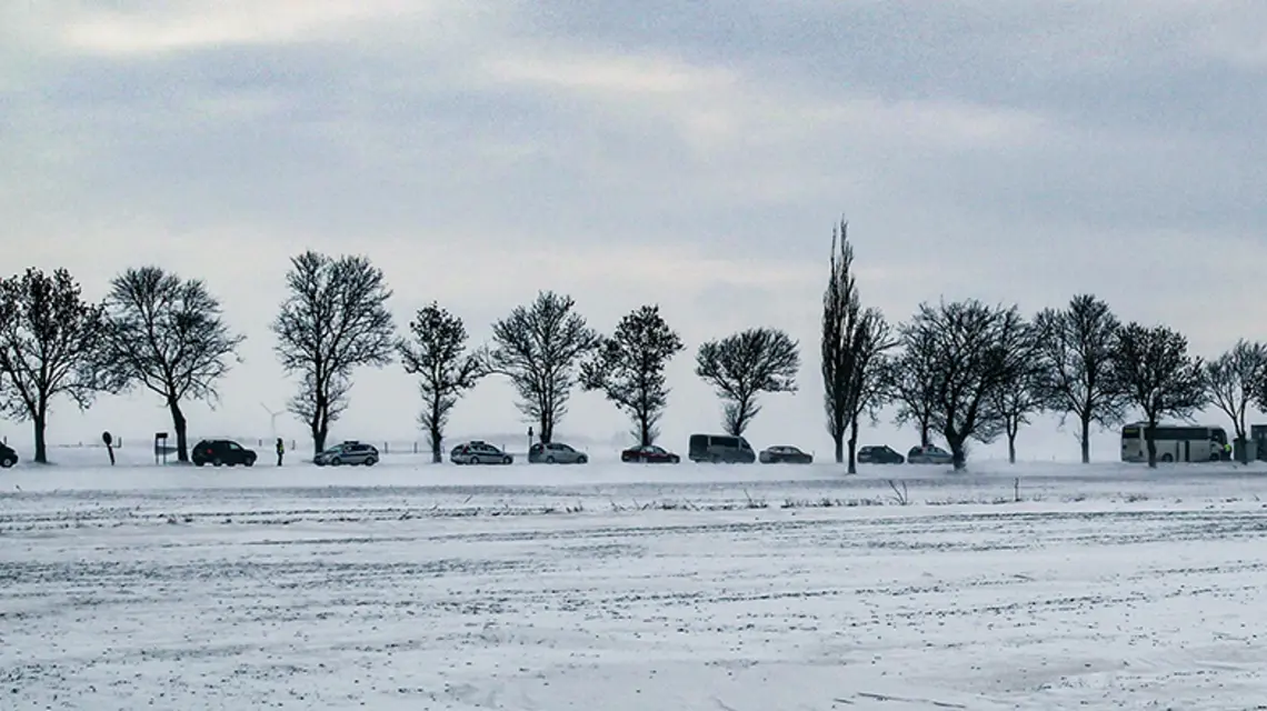 Wiśniewo, zima 2014 r. // Fot. Tomasz Waszczuk / PAP