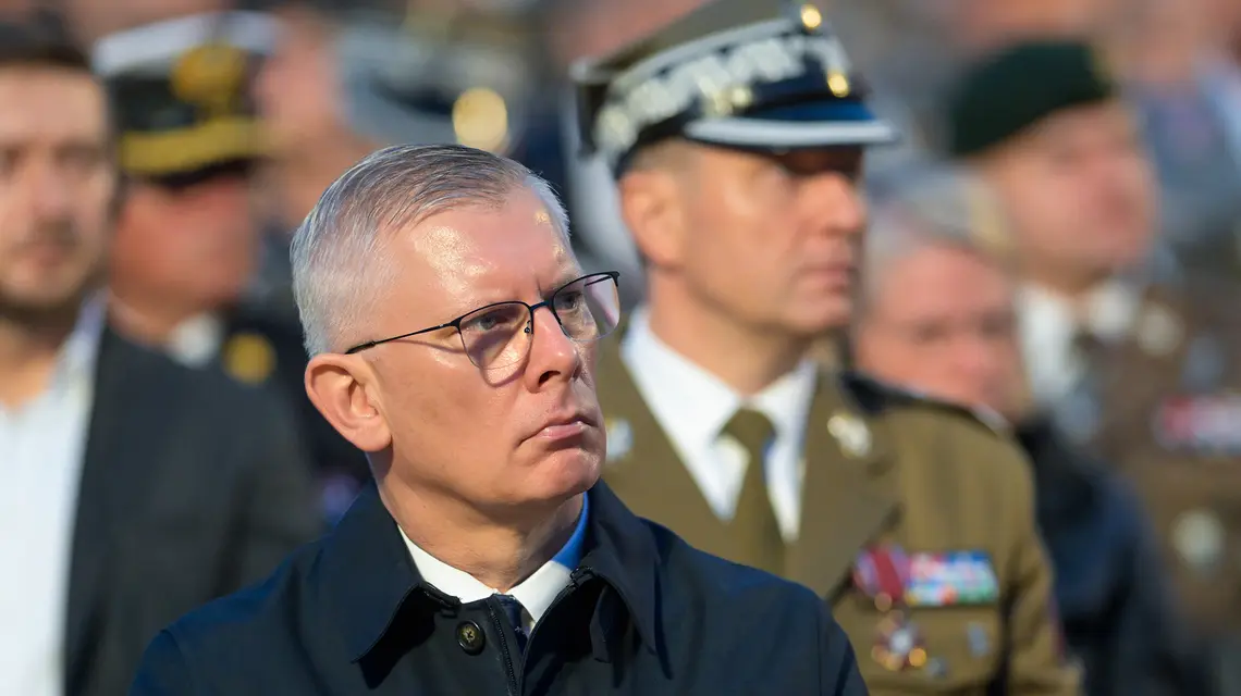 Sławomir Cenckiewicz. Westerplatte, 1 września 2025 r. // Fot. Oliwia Domańska / East News