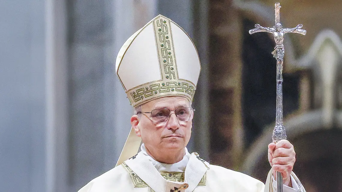 Papież Leon XIV. Watykan, 6 stycznia 2025 r. // Fot. Riccardo De Luca / Anadolu / AFP / East News