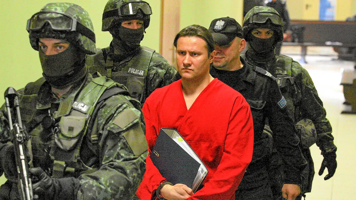 Ryszard Bogucki podczas procesu o spowodowanie śmierci Marka Papały. Warszawa, 10 lutego 2010 r. // Fot. Wojciech Surdziel / Agencja Wyborcza.pl