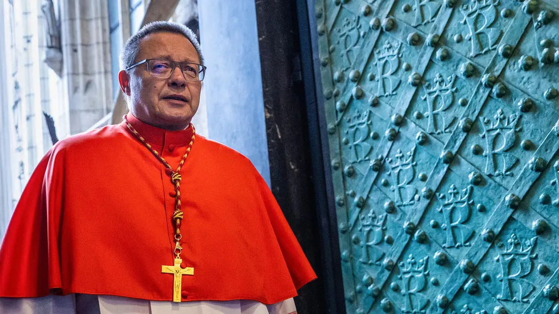 Kardynał Grzegorz Ryś podczas ingresu na metropolitę krakowskiego . Kraków, 20 grudnia 2025 r. // Fot. Jakub Włodek / Agencja Wyborcza.pl