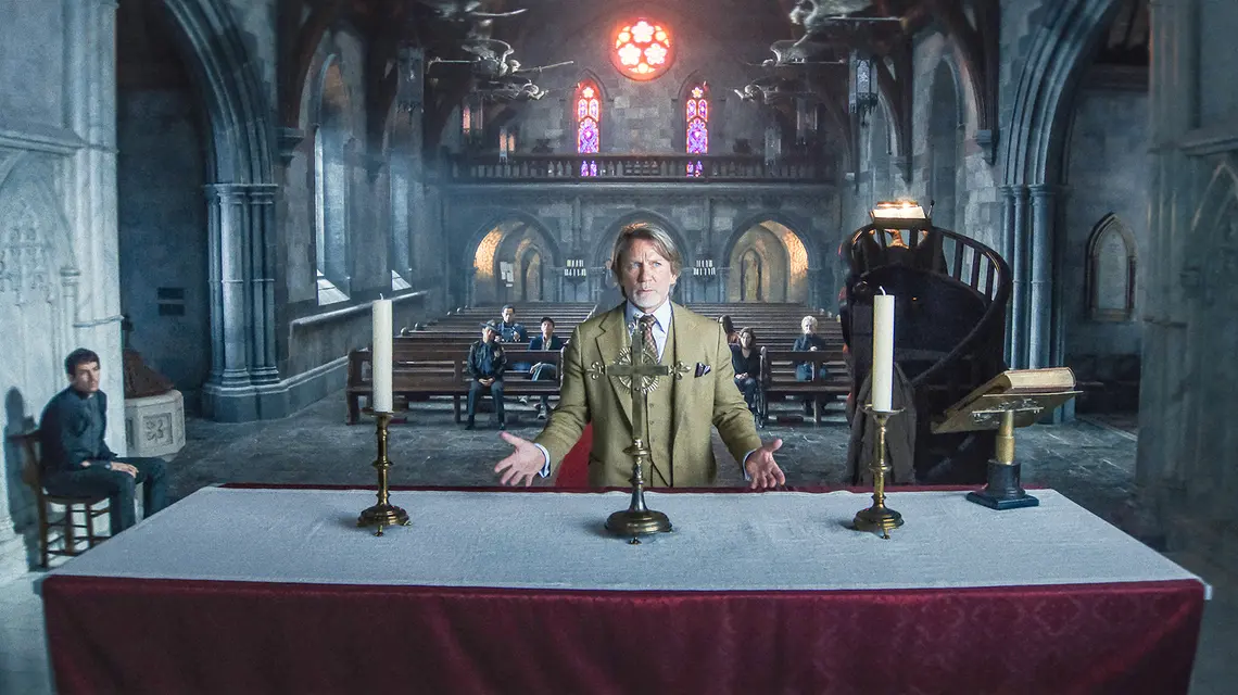 Daniel Craig w „Żywym czy martwym: Filmie z serii »Na noże«”, reż. Rian Johnson, 2025 r. // materiały prasowe Netflix