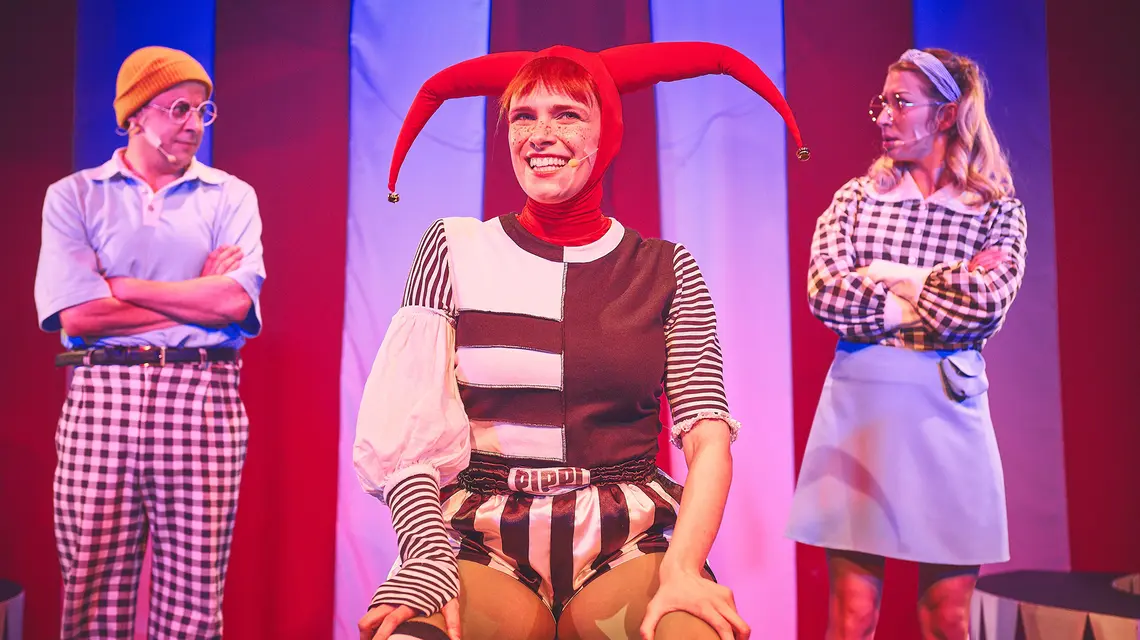 Spektakl "Pippi Långstrump", Teatr Lalki i Aktora z Wałbrzycha; Festiwal Teatrów dla Dzieci, Nowohuckie Centrum Kultury w Krakowie // materiały prasowe NCK