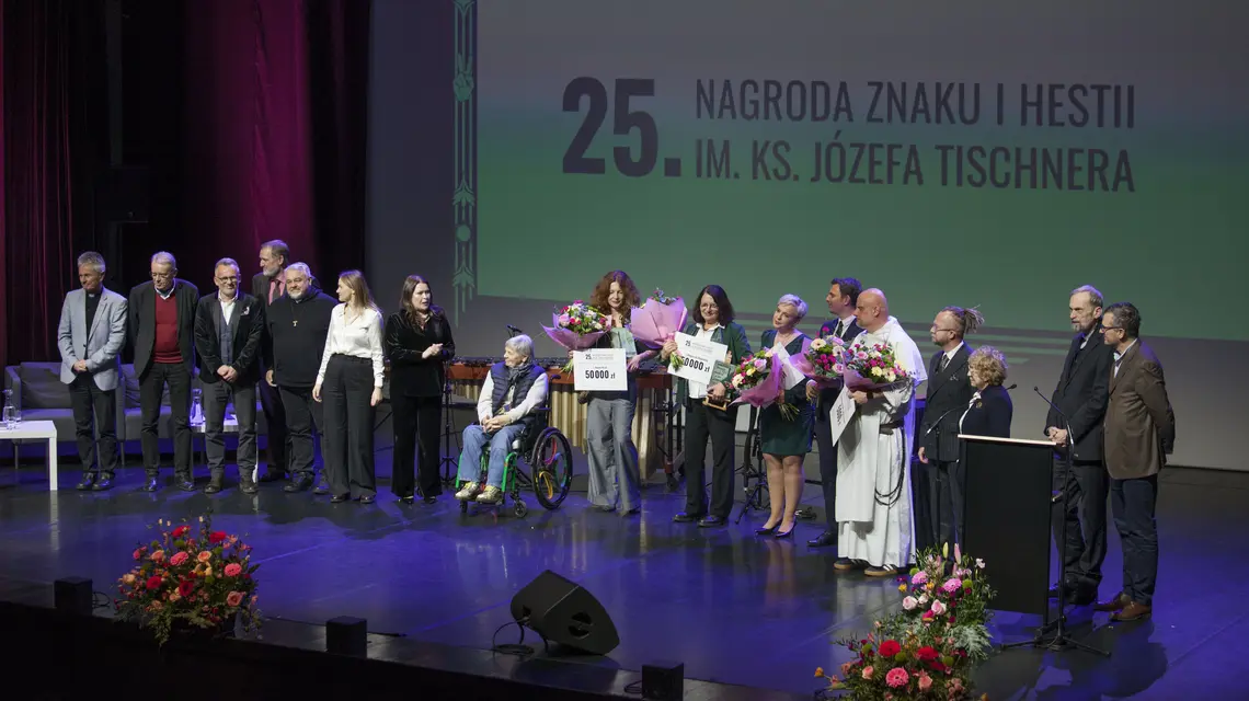 25. Nagroda Znaku i Hestii im. ks. Józefa Tischnera. Kraków, 27 listopada 2025 r. // materiały prasowe