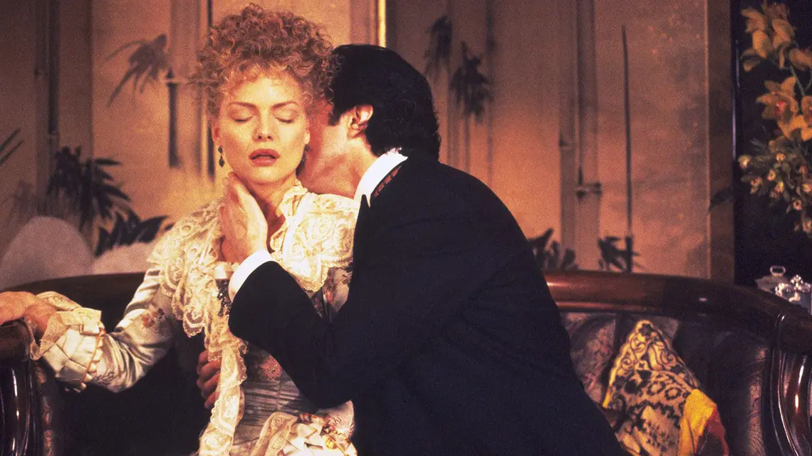 Michelle Pheiffer i Daniel Day-Lewis w filmie "Wiek niewinności", reż. Martin Scorsese, 1993 r. // materiały prasowe HBO Max