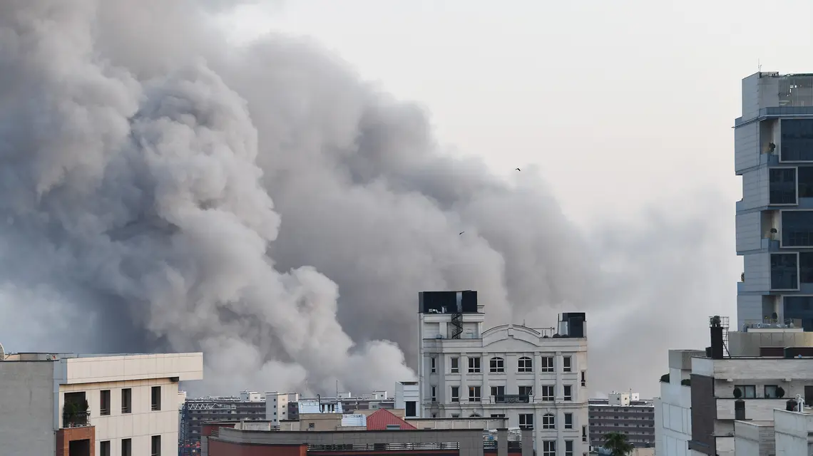 Eksplozje i pożary w Teheranie. 6 marca 2026 r. // Fot. Sha Deti / East News