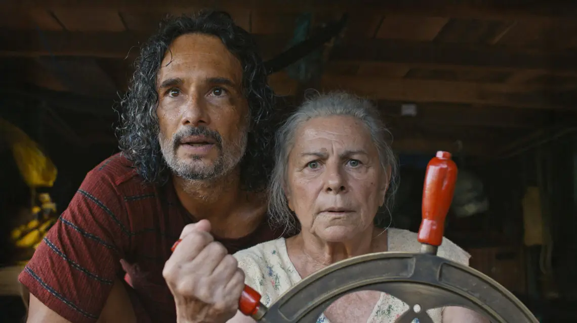 Denise Weinberg i Rodrigo Santoro w filmie "Błękitny szlak", reż. Gabriela Mascaro. Brazylia, 2025 r. // materiały prasowe Canal+