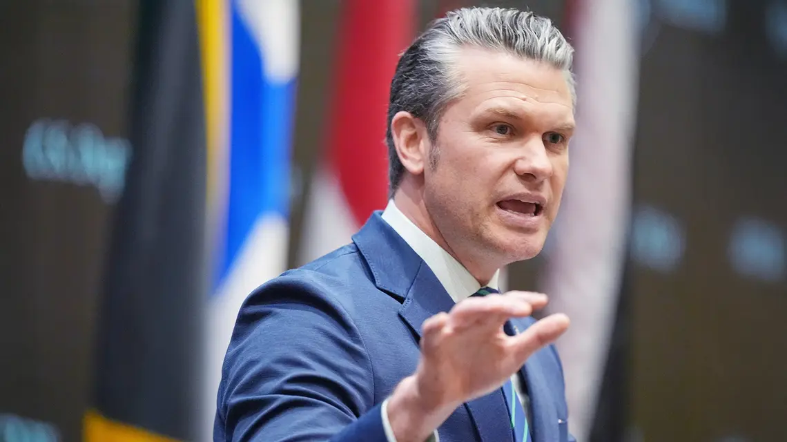 Pete Hegseth. 5 marca 2026 r. // Fot. Rebecca Blackwell / AP / East News
