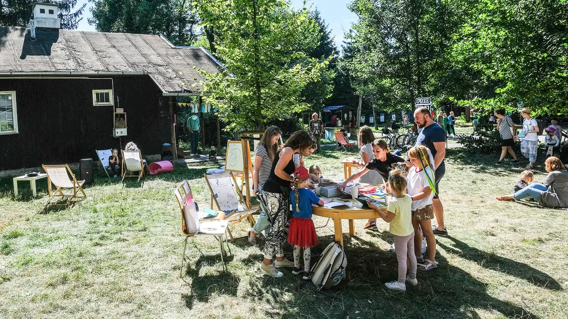 Festiwal Czasu Wolnego Laba w Domkach Fińskich na Jazdowie w Warszawie // Fot. Mateusz Grochocki / East News