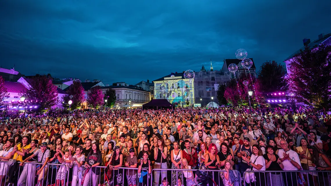 Koncert Epokowe balety, czyli z tańcem przez epoki. Bielsko Biała, 29 sierpnia 2025 r. // Fot. Lucjusz Cykarski / UM w Bielsku-Białej