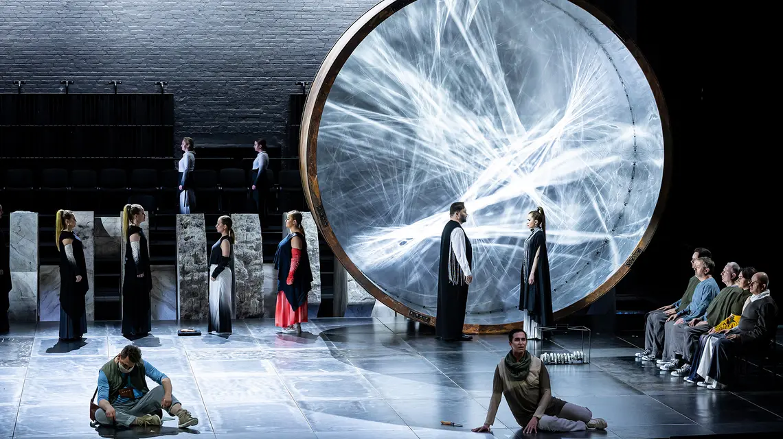 Sceny z opery „Czarodziejski flet”, Teatr Wielki w Poznaniu // Ośko / Bogunia / Archiwum Teatru Wielkiego w Poznaniu 
