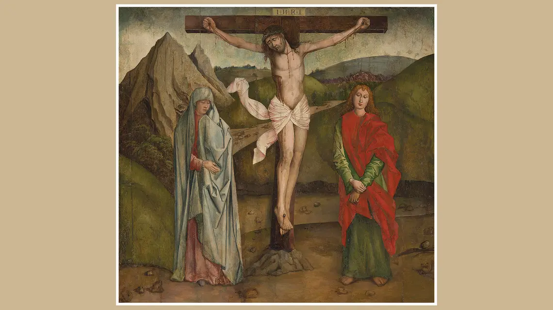 Siedmiogród, Ukrzyżowanie | Crucifixion, 1490/1500; tempera na drewnie | tempera on wood; własność Biserica Evanghelică C.A. din România – Parohia Brașov Evangelical Church of the Augsburg Confession in Romania – Braşov Parish; fot. | photo by Patryk Jezierski, Kacper Trzmiel / Pracownia Digitalizacji MNK | NMK Digitization Studio