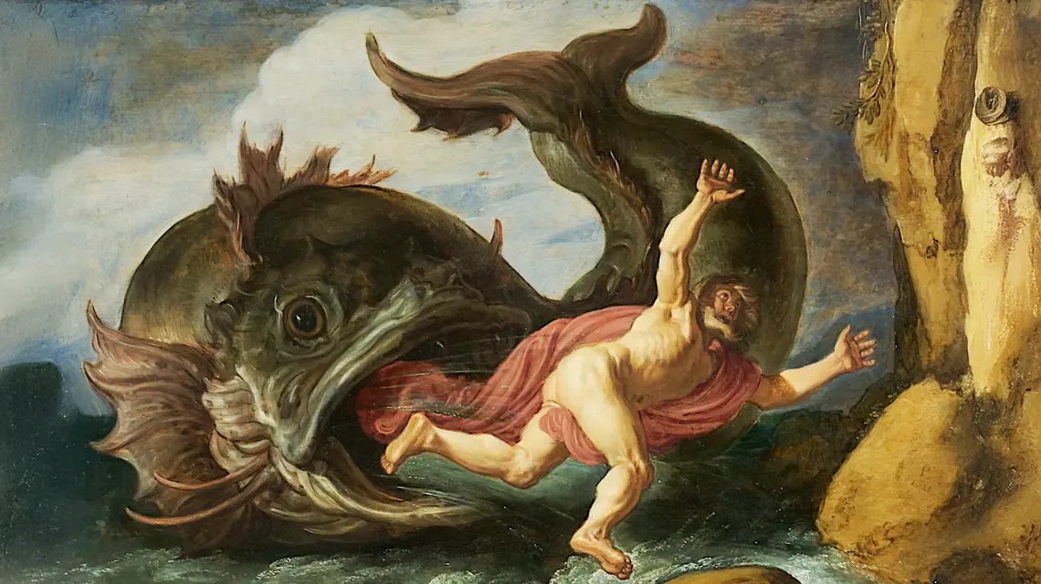 Pieter Lastman, "Jonasz i wieloryb”, 1621 r. // domena publiczna  