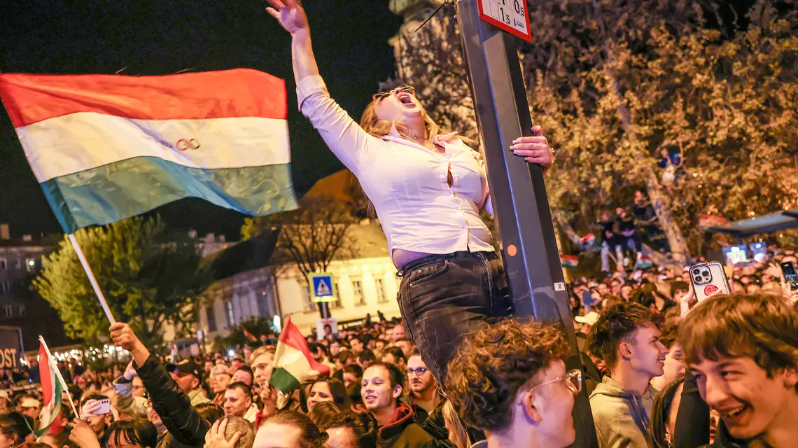 Budapeszt, 12 kwietnia 2026 r. // Fot. Sean Gallup / Getty Images 