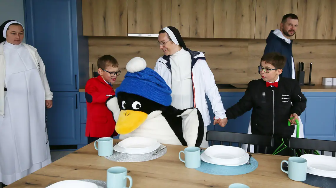 Dom Pomocy Społecznej nr 2 dla chłopców prowadzony przez siostry ze Zgromadzenia Sióstr św. Dominika w Broniszewicach. 18 września 2021 r. // Fot. Tomasz Wojtasik / PAP