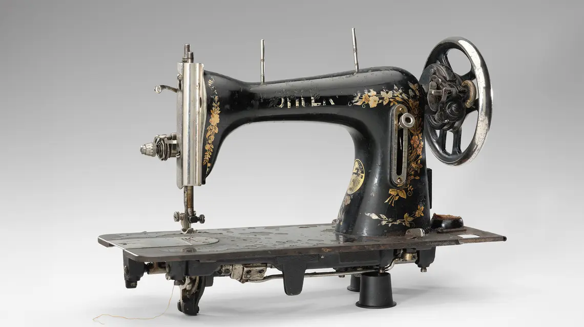 Maszyna do szycia Rożniaty // Iwo Książek / Muzeum Historii Żydów Polskich POLIN