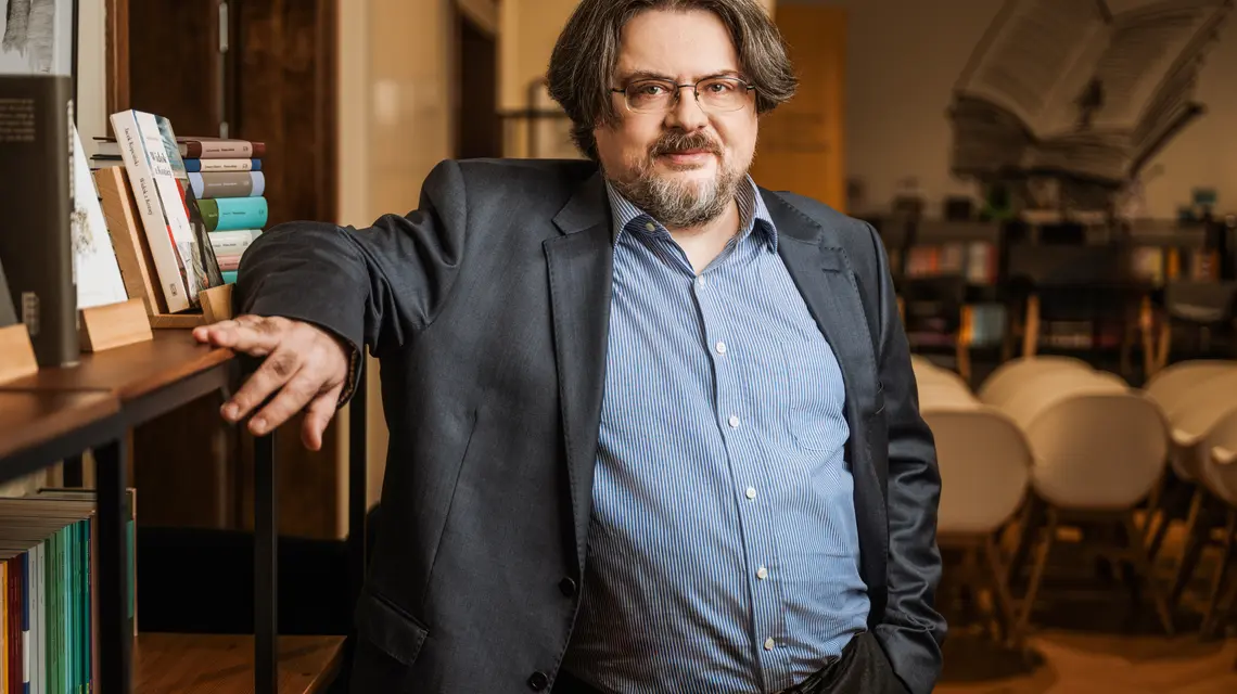 Łukasz Michalski, dyrektor Państwowego Instytutu Wydawniczego // Fot. Radek Zawadzki / materiały prasowe PIW