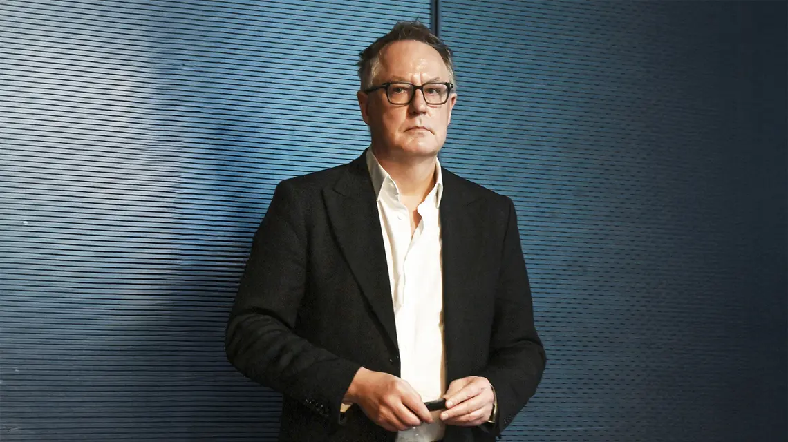 Adam Budak na konferencji prasowej „MOCAK 2026” na 15-lecie Muzeum. Kraków, 15 stycznia 2026 r. // Fot. Marek Lasyk / Reporter / montaż „TP”