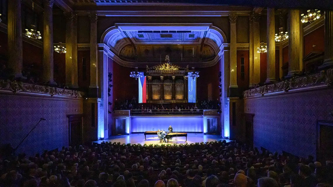 Festiwal Praska Wiosna 2025. Koncert Karel Košárek i Jiří Levíček. 12 listopada .2025 r. // Fot. Petra Hajska / materiały prasowe Festiwalu Praska Wiosna