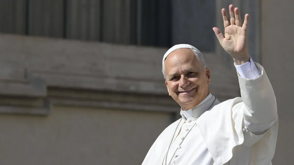 Leon XIV podczas audiencji generalnej w Watykanie, 29 kwietnia 2026 r. // Fot. IMAGO / VATICAN MEDIA / East News 