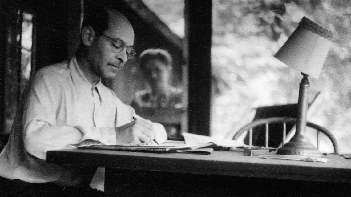 Józef Wittlin, Woodstock w stanie Nowy Jork, 1945 r. // Muzeum Literatury / PAP