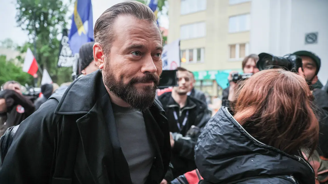 Krzysztof Stanowski. Warszawa, 9 maja 2025 r. // Fot. Leszek Szymański / PAP