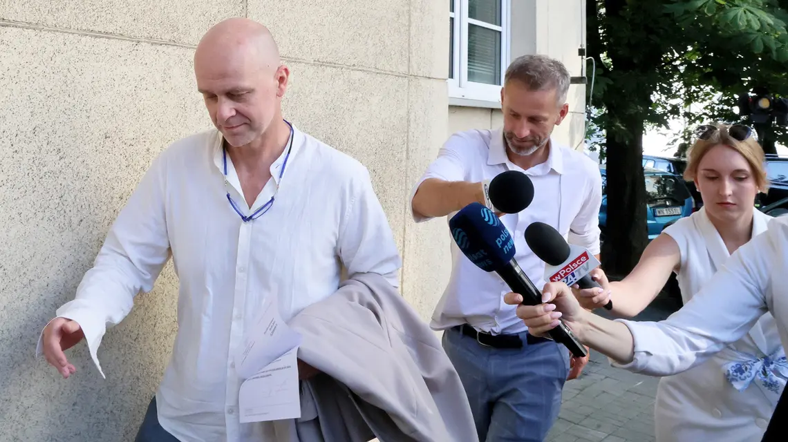 Drugie przesłuchanie lekarza-sygnalisty ze Szpitala Południowego, Emila Jędrzejewskiego w Prokuratorze Okręgowej. Warszawa, 29 czerwca 2026 r. // Fot. Wojciech Olkuśnik / East News