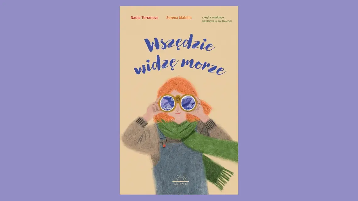 Nadia Terranova, „Wszędzie widzę morze”, ilustr. Serena Mabilia, tłum. Luiza Krolczuk, Widnokrąg 2026 // materiały prasowe 