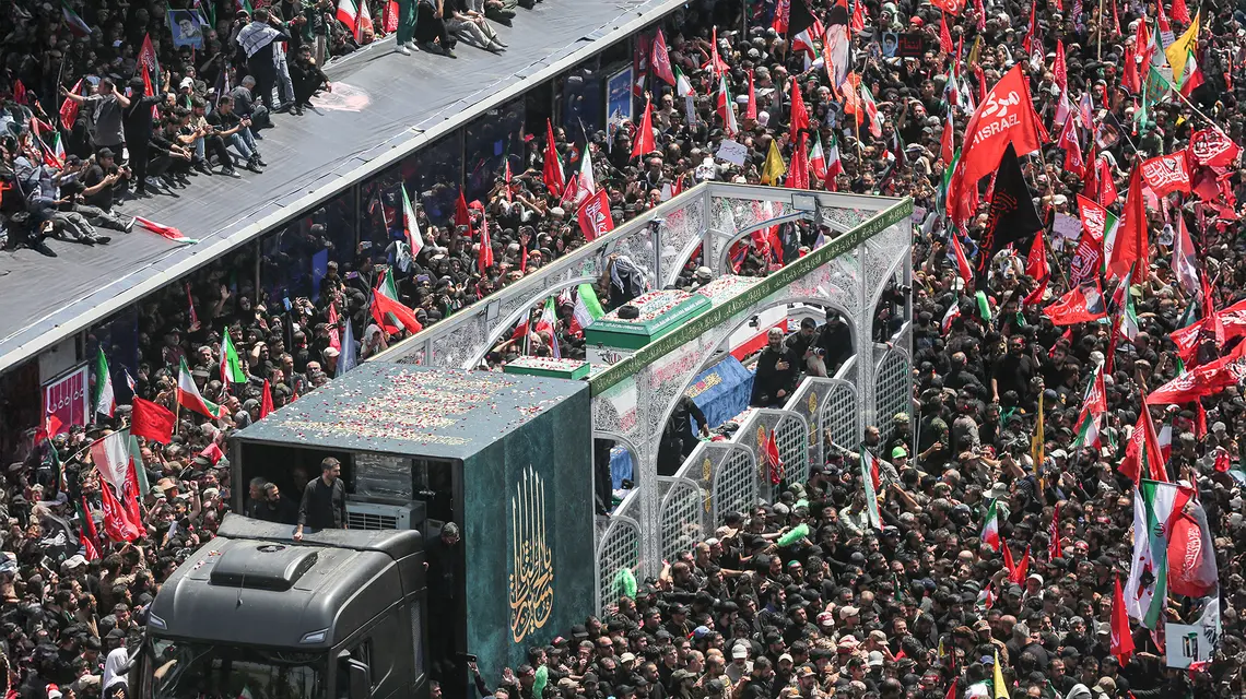 Pogrzeb Alego Chameneiego. Teheran, 6 lipca 2026 r. // Fot. Fatemeh Bahrami / AFP / East News