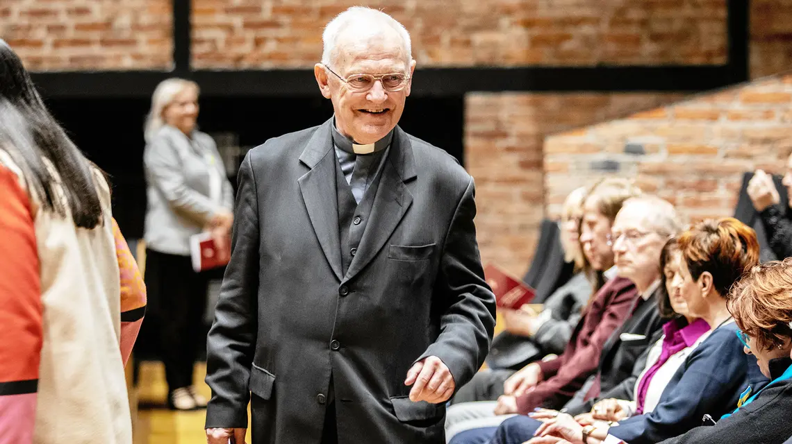 Ksiądz profesor Andrzej Szostek. Lublin, 8 kwietnia 2022 r. // Fot. Jakub Orzechowski / Agencja Wyborcza.pl